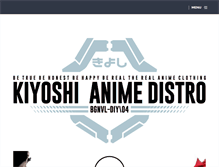 Tablet Screenshot of anime-distro.com